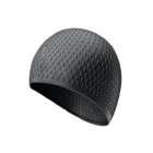 SC02 Silicone Swim Cap Black 拷贝