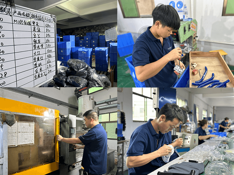 Diving mask production process